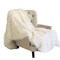Edge Collections - White - Luxury Mongolian Faux Fur Throw Blanket - 1 Piece